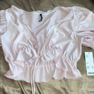 Urban Outfiters tie crop top